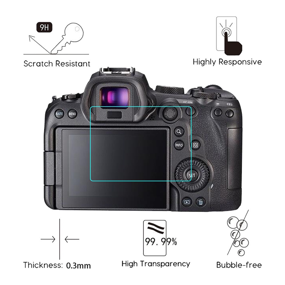 Película Protetora de Vidro pa - Canon Camera Eos R8 avaliação e preço